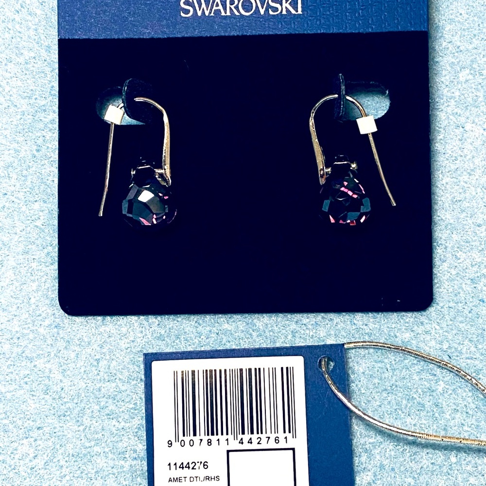 Swarovski Lunar Amethyst Earrings